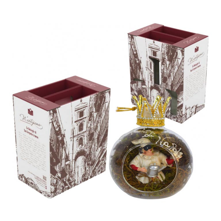 STRENNA PALLINA PULCINELLA S.GREGORIO (1 pz)